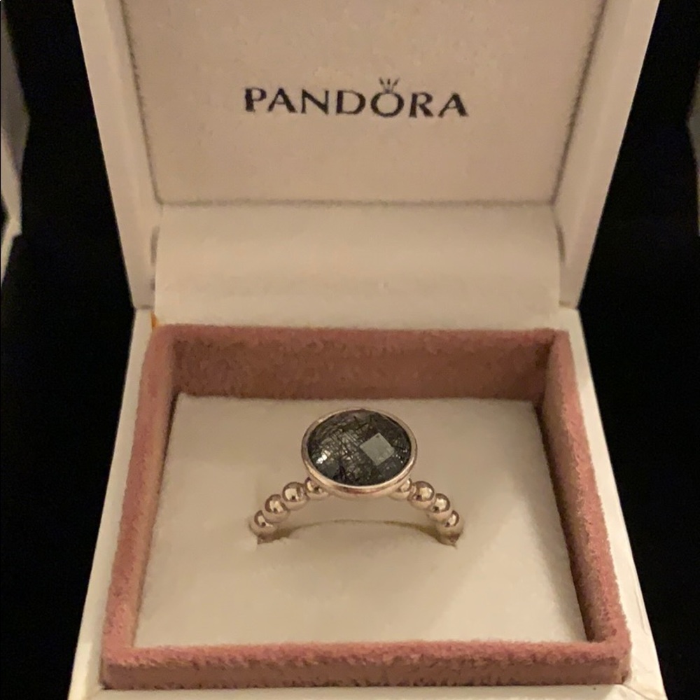 Sterling silver Pandora ring